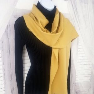 Scotland Cashmere Scarf Camel Gold GUC